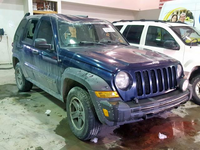 1J4GK38K66W221411 - 2006 JEEP LIBERTY RE BLUE photo 1