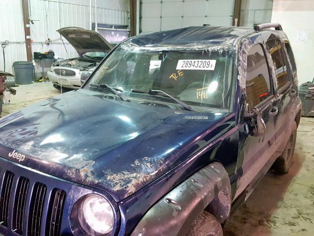 1J4GK38K66W221411 - 2006 JEEP LIBERTY RE BLUE photo 9