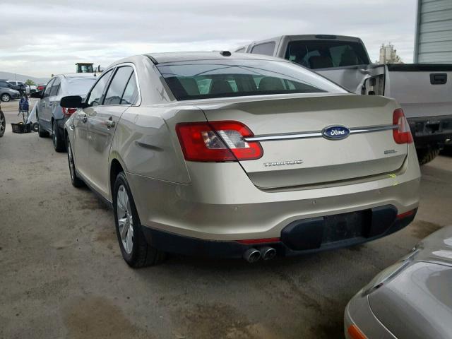 1FAHP2EW0BG170382 - 2011 FORD TAURUS SEL GOLD photo 3