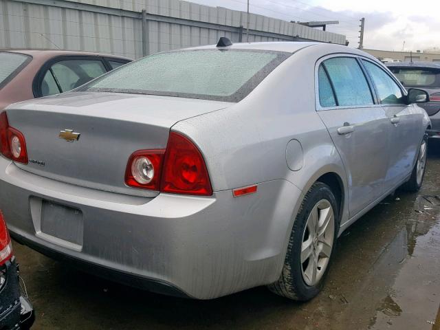 1G1ZB5E05CF164698 - 2012 CHEVROLET MALIBU LS SILVER photo 4