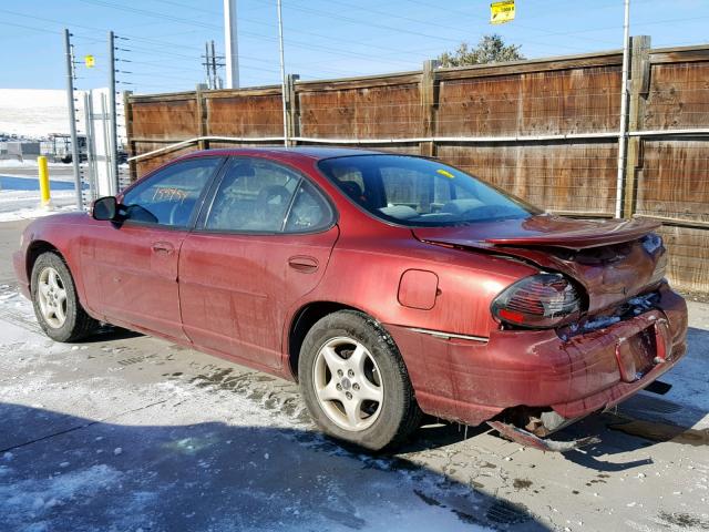 1G2WK52JX2F112994 - 2002 PONTIAC GRAND PRIX BURGUNDY photo 3
