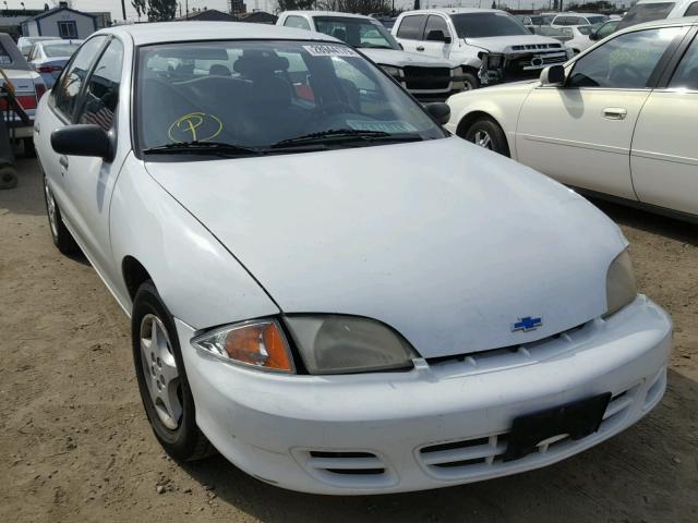 1G1JC524X17112685 - 2001 CHEVROLET CAVALIER B WHITE photo 1