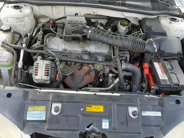 1G1JC524X17112685 - 2001 CHEVROLET CAVALIER B WHITE photo 7