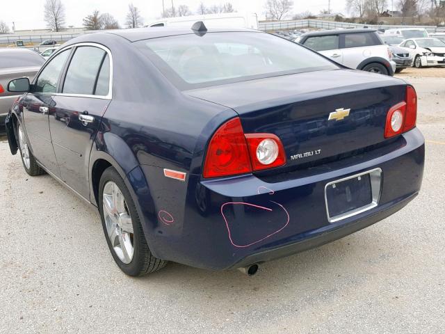 1G1ZC5E08CF235373 - 2012 CHEVROLET MALIBU 1LT BLUE photo 3