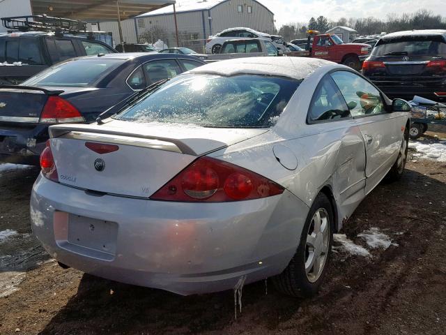 1ZWFT61L0Y5601395 - 2000 MERCURY COUGAR V6 SILVER photo 4