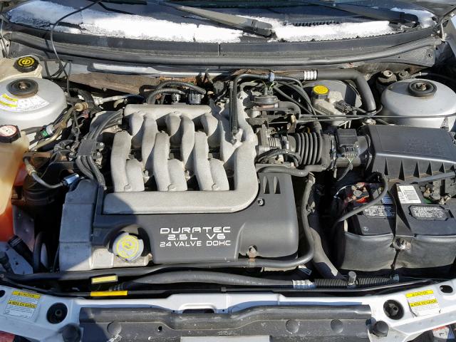 1ZWFT61L0Y5601395 - 2000 MERCURY COUGAR V6 SILVER photo 7