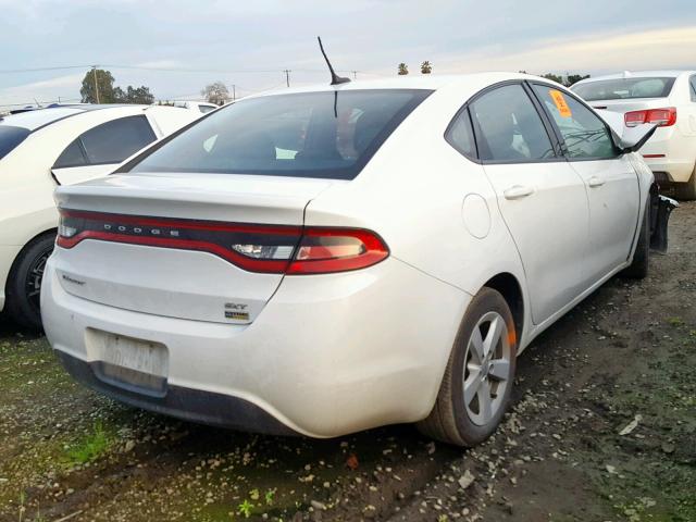 1C3CDFBA1GD652417 - 2016 DODGE DART SXT WHITE photo 4