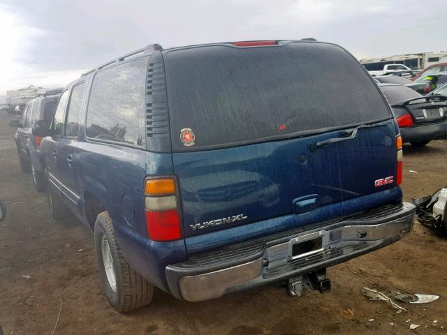 3GKEC16Z25G208641 - 2005 GMC YUKON XL C BLUE photo 3