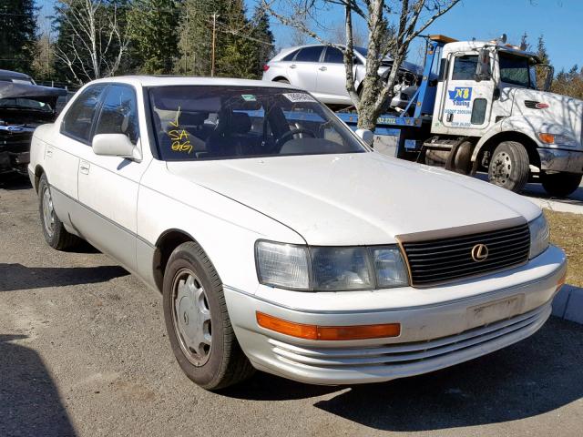 JT8UF11E7R0214625 - 1994 LEXUS LS 400 WHITE photo 1