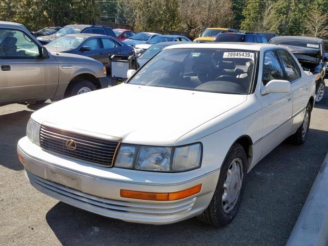 JT8UF11E7R0214625 - 1994 LEXUS LS 400 WHITE photo 2