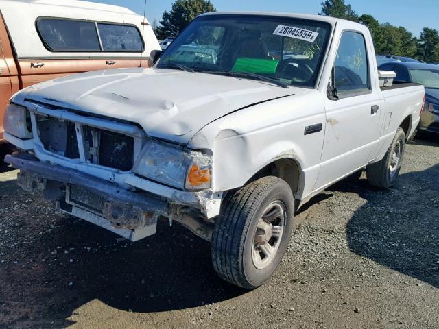 1FTYR10DX7PA17715 - 2007 FORD RANGER WHITE photo 2