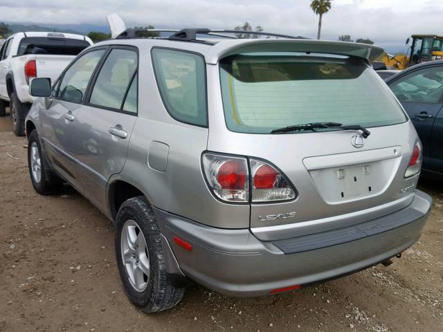 JTJGF10U910082346 - 2001 LEXUS RX 300 SILVER photo 3