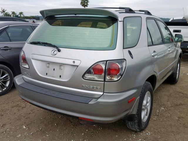 JTJGF10U910082346 - 2001 LEXUS RX 300 SILVER photo 4