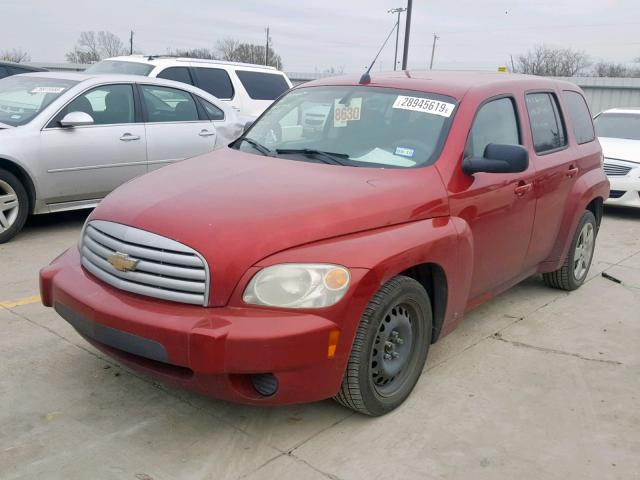 3GNBAADB0AS528291 - 2010 CHEVROLET HHR LS Rojo foto 2