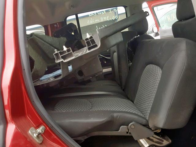 3GNBAADB0AS528291 - 2010 CHEVROLET HHR LS Rojo foto 6