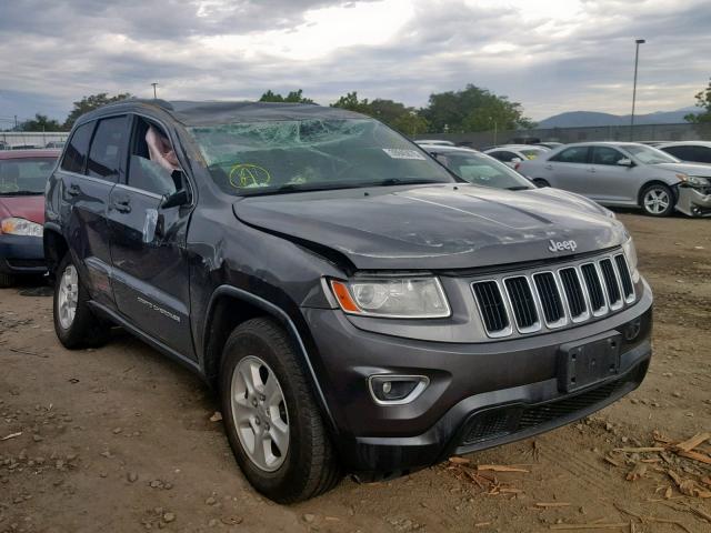 1C4RJEAG9EC185457 - 2014 JEEP GRAND CHER GRAY photo 1