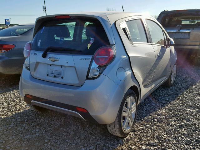 KL8CB6S97FC711331 - 2015 CHEVROLET SPARK LS SILVER photo 4