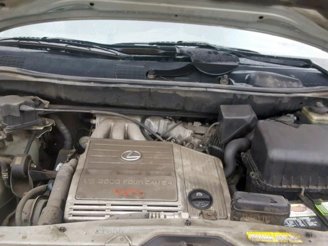 JT6GF10U7X0028322 - 1999 LEXUS RX 300 BEIGE photo 7