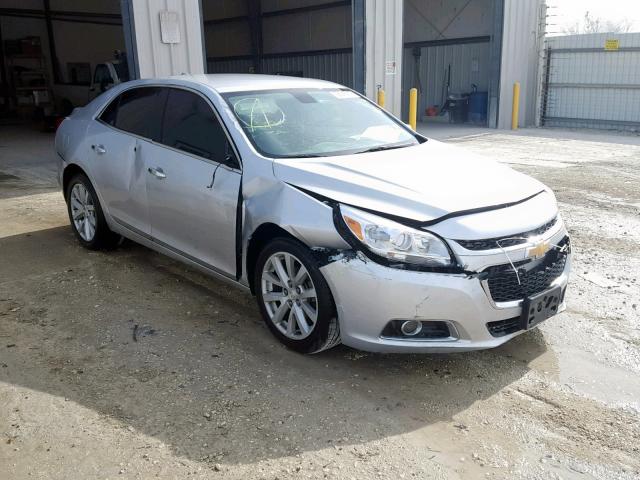 1G11H5SL7EF229421 - 2014 CHEVROLET MALIBU LTZ SILVER photo 1