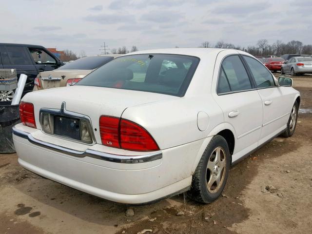 1LNHM87A9YY761400 - 2000 LINCOLN LS أبيض صورة 4