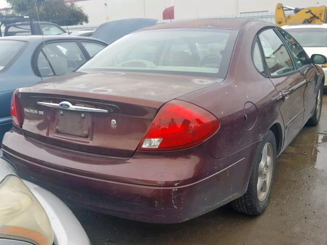 1FAFP55S1YG154920 - 2000 FORD TAURUS SES BROWN photo 4