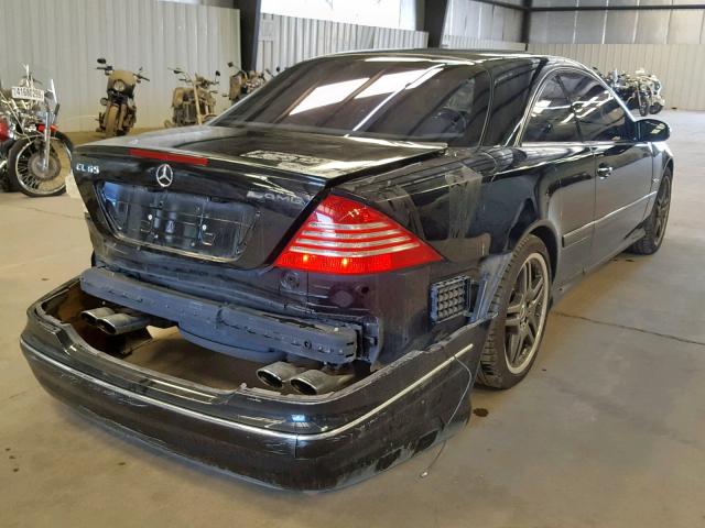 WDBPJ79J85A046403 - 2005 MERCEDES-BENZ CL 65 AMG BLACK photo 4