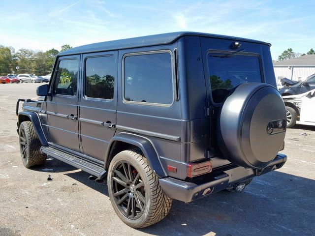 WDCYC7DF8HX282113 - 2017 MERCEDES-BENZ G 63 AMG BLACK photo 3