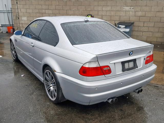 WBSBL93454PN59519 - 2004 BMW M3 SILVER photo 3