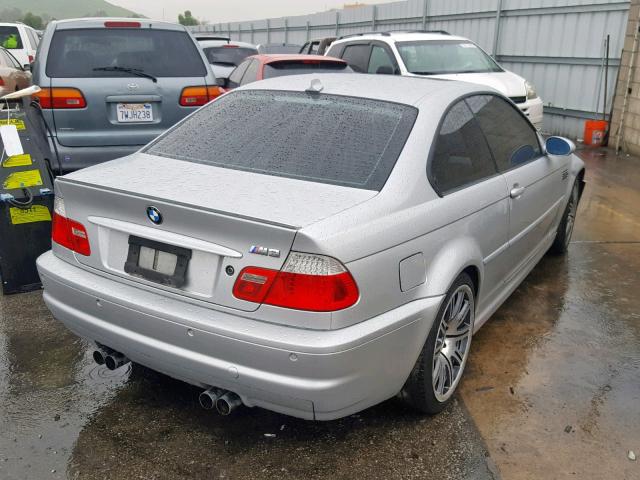 WBSBL93454PN59519 - 2004 BMW M3 SILVER photo 4