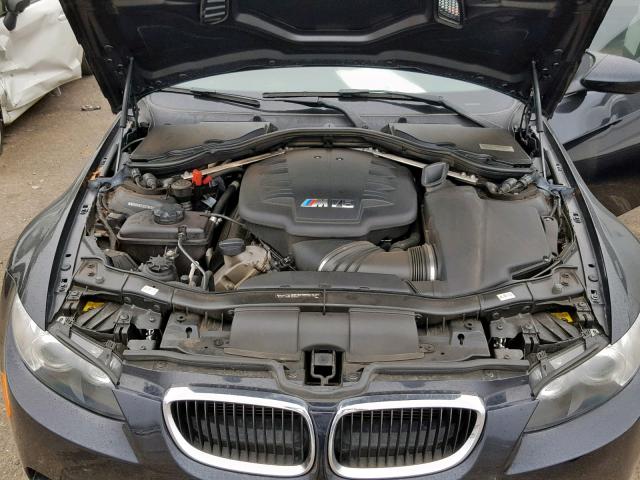 WBSDX9C51CE784391 - 2012 BMW M3 BLACK photo 7