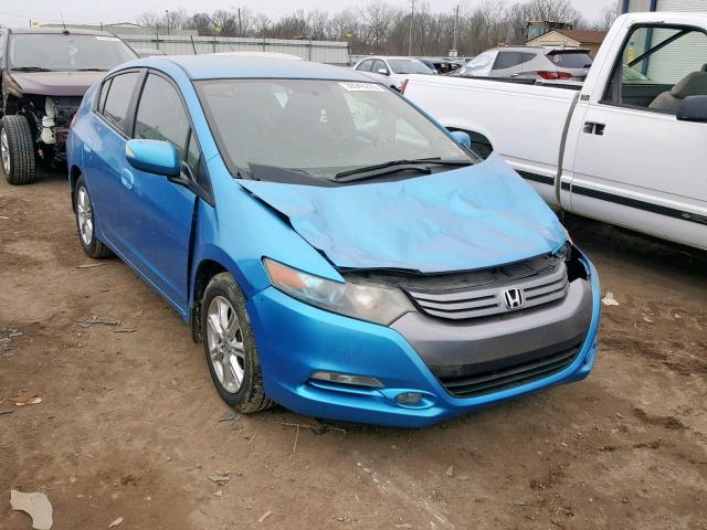 JHMZE2H72AS003301 - 2010 HONDA INSIGHT EX BLUE photo 1