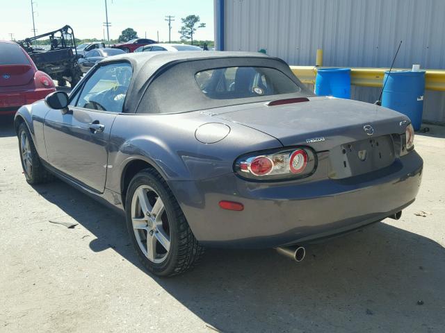 JM1NC25F960105330 - 2006 MAZDA MX-5 MIATA GRAY photo 3