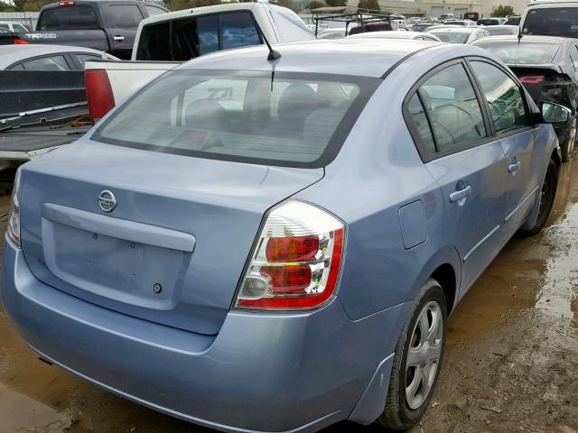 3N1AB61E29L628009 - 2009 NISSAN SENTRA 2.0 BLUE photo 4