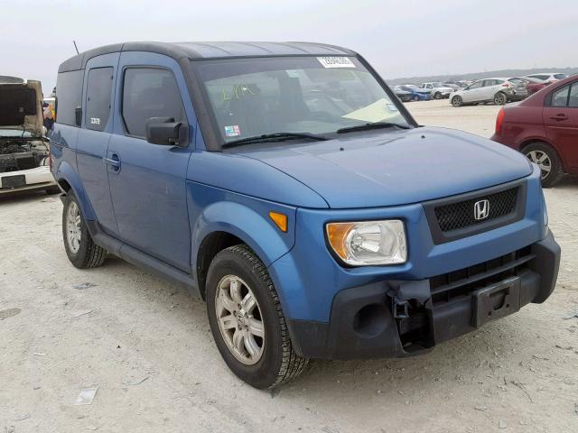 5J6YH18706L008037 - 2006 HONDA ELEMENT EX BLUE photo 1