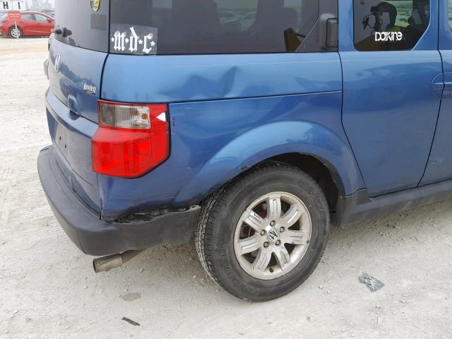 5J6YH18706L008037 - 2006 HONDA ELEMENT EX BLUE photo 9