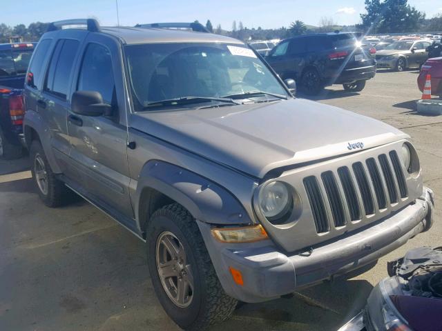 1J4GL38K05W682681 - 2005 JEEP LIBERTY RE BEIGE photo 1