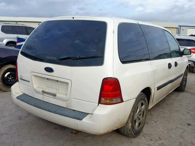 2FMZA50655BA00423 - 2005 FORD FREESTAR S WHITE photo 4