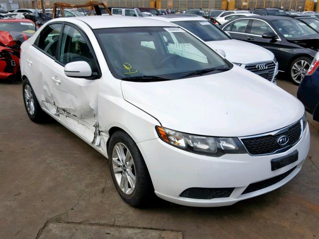 KNAFU4A2XC5533290 - 2012 KIA FORTE EX WHITE photo 1