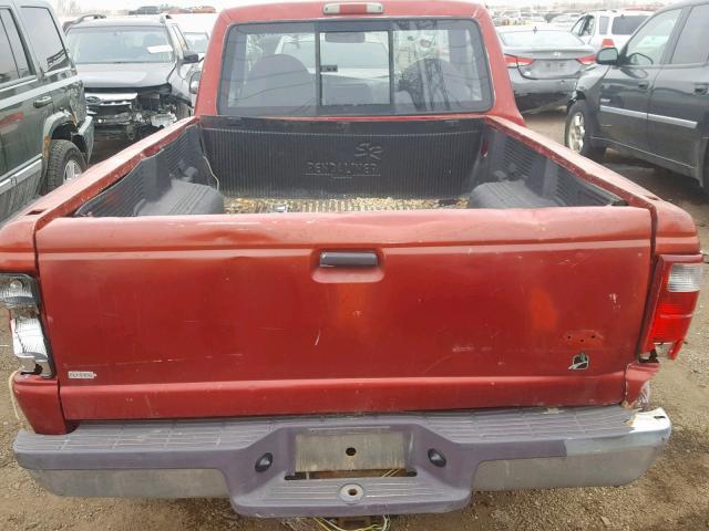 1FTYR10V8YPB40875 - 2000 FORD RANGER RED photo 6