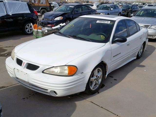1G2NF52EX2M583848 - 2002 PONTIAC GRAND AM S WHITE photo 2