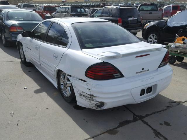 1G2NF52EX2M583848 - 2002 PONTIAC GRAND AM S WHITE photo 3