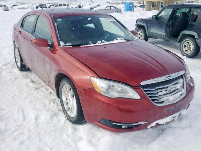 1C3BC1FG1BN527212 - 2011 CHRYSLER 200 TOURIN MAROON photo 1