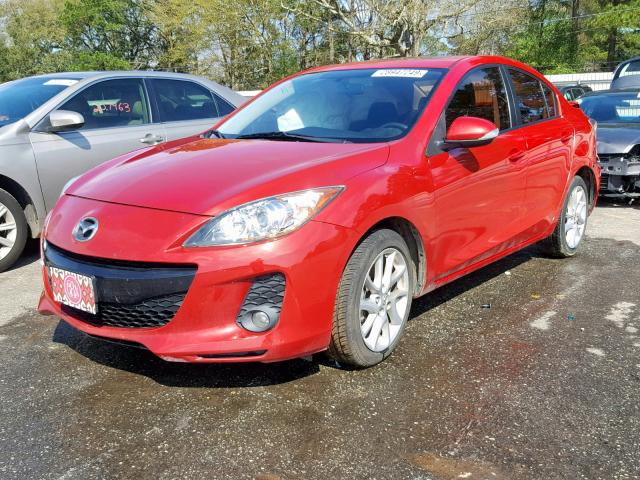 JM1BL1V58C1579263 - 2012 MAZDA 3 S RED photo 2