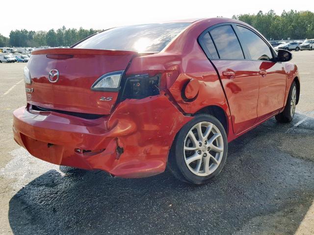 JM1BL1V58C1579263 - 2012 MAZDA 3 S RED photo 4