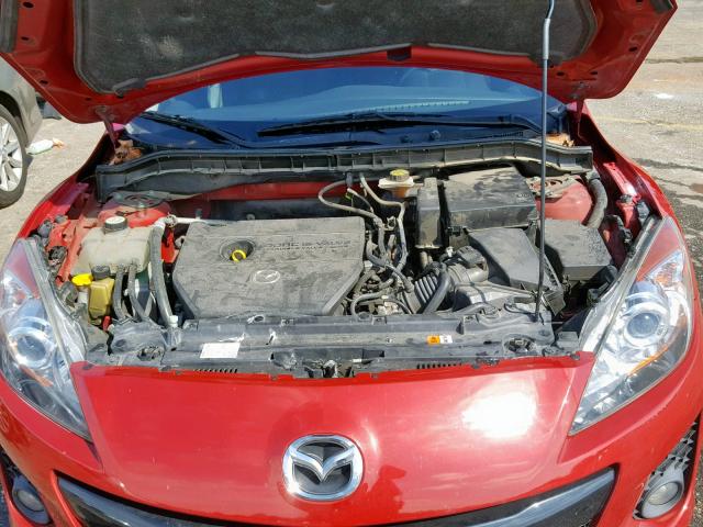 JM1BL1V58C1579263 - 2012 MAZDA 3 S RED photo 7