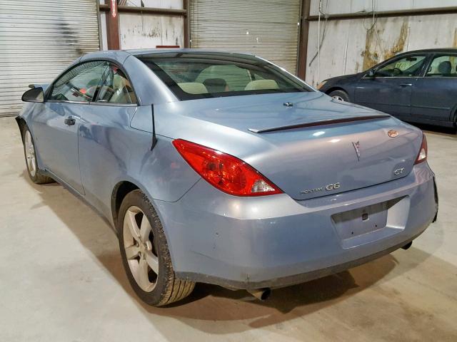 1G2ZH351374121048 - 2007 PONTIAC G6 GT BLUE photo 3