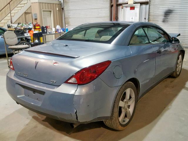 1G2ZH351374121048 - 2007 PONTIAC G6 GT BLUE photo 4