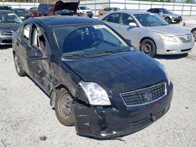 3N1AB61EX7L682753 - 2007 NISSAN SENTRA BLACK photo 1