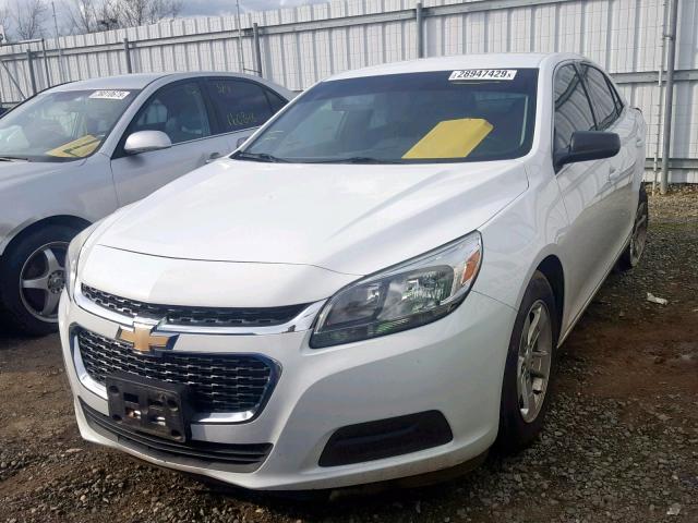 1G11B5SL0EF284567 - 2014 CHEVROLET MALIBU LS WHITE photo 2