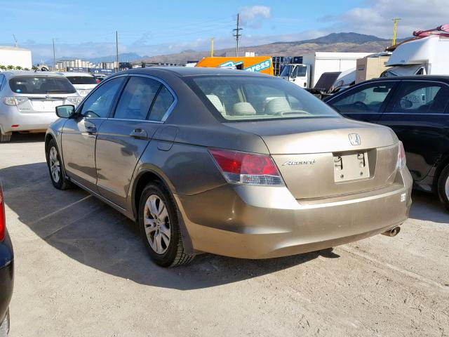 1HGCP26408A028855 - 2008 HONDA ACCORD LXP GOLD photo 3